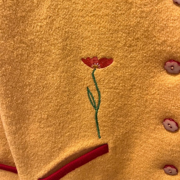 📍💛 Gaddy Collection 100% wool cardigan – Size L - Picture 10 of 11